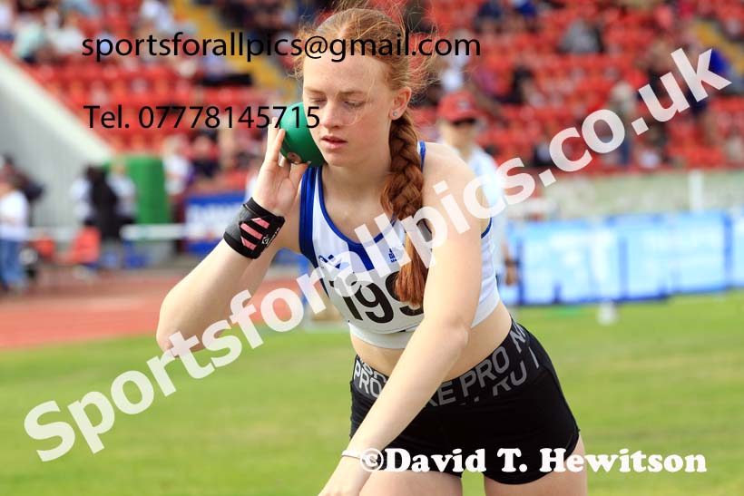 Shot Putt, 2024 Gateshead Tartan Games.  Photo: David T. Hewitson/Sports for All Pics
